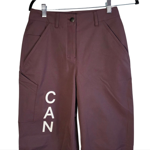 Lululemon Carpenter HR Pant TCA Water Repellent Barrel Leg Pants Brown Size 26 - Picture 2 of 10